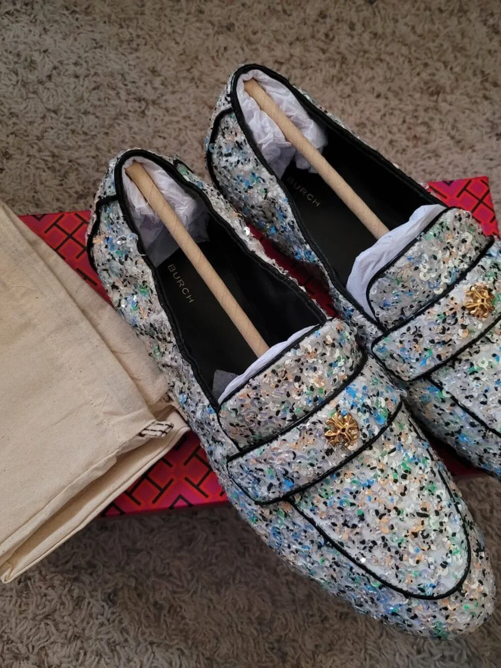 Tory Burch cleaning out